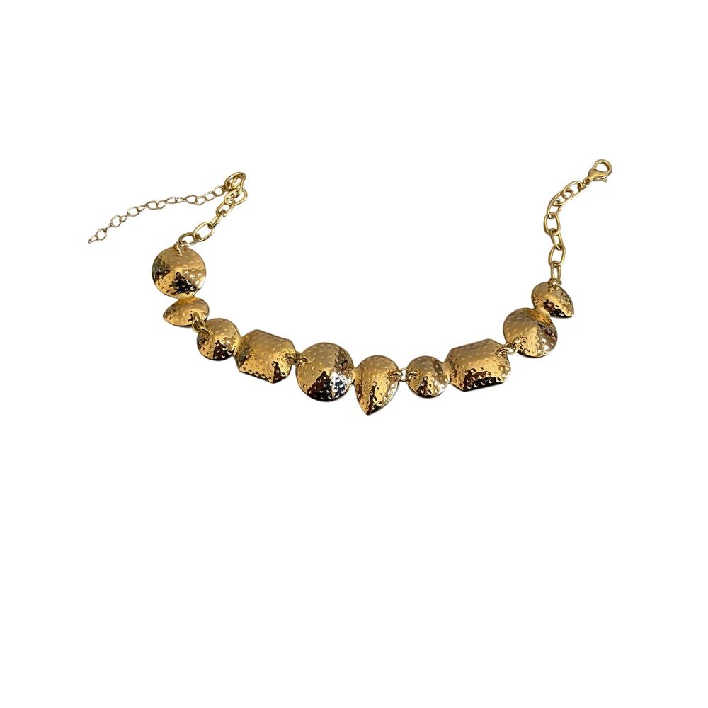 Piper Statement Gem Choker Necklace Green NEW - Picture 6 of 7